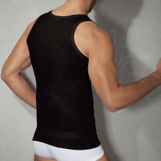 Черная майка DOREANSE хлопковая