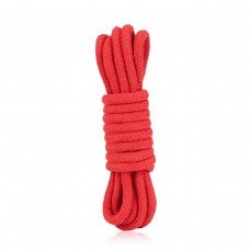 Красная хлопковая веревка 3 м для связывания