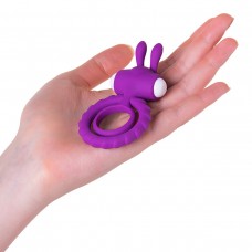 Эрекционное кольцо JOS Good Bunny фиолетовый