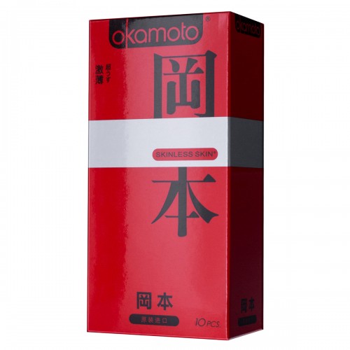 Презервативы OKAMOTO Skinless Skin Super Thin №10 ультратонкие -1 уп (10 шт)