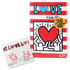 Презервативы Sagami LOVE Keith Haring 12's Pack Latex Condom - 1 уп (12 шт)