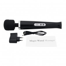 Беспроводной вибромассажер Magic Wand черный
